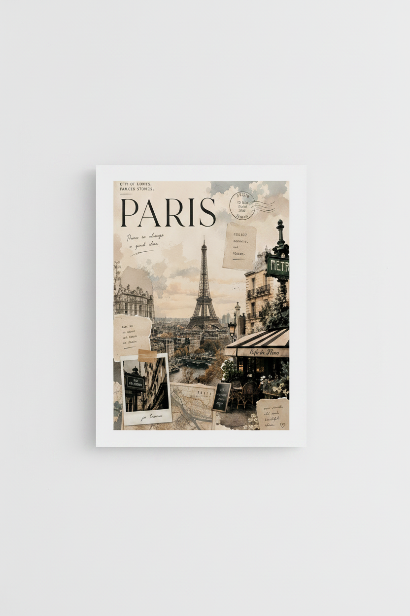 Parisian Dreams Glossy Poster