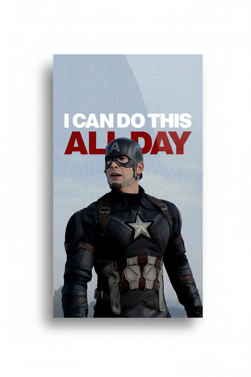 CAPTIAN AMERICA GLOSSY POSTER