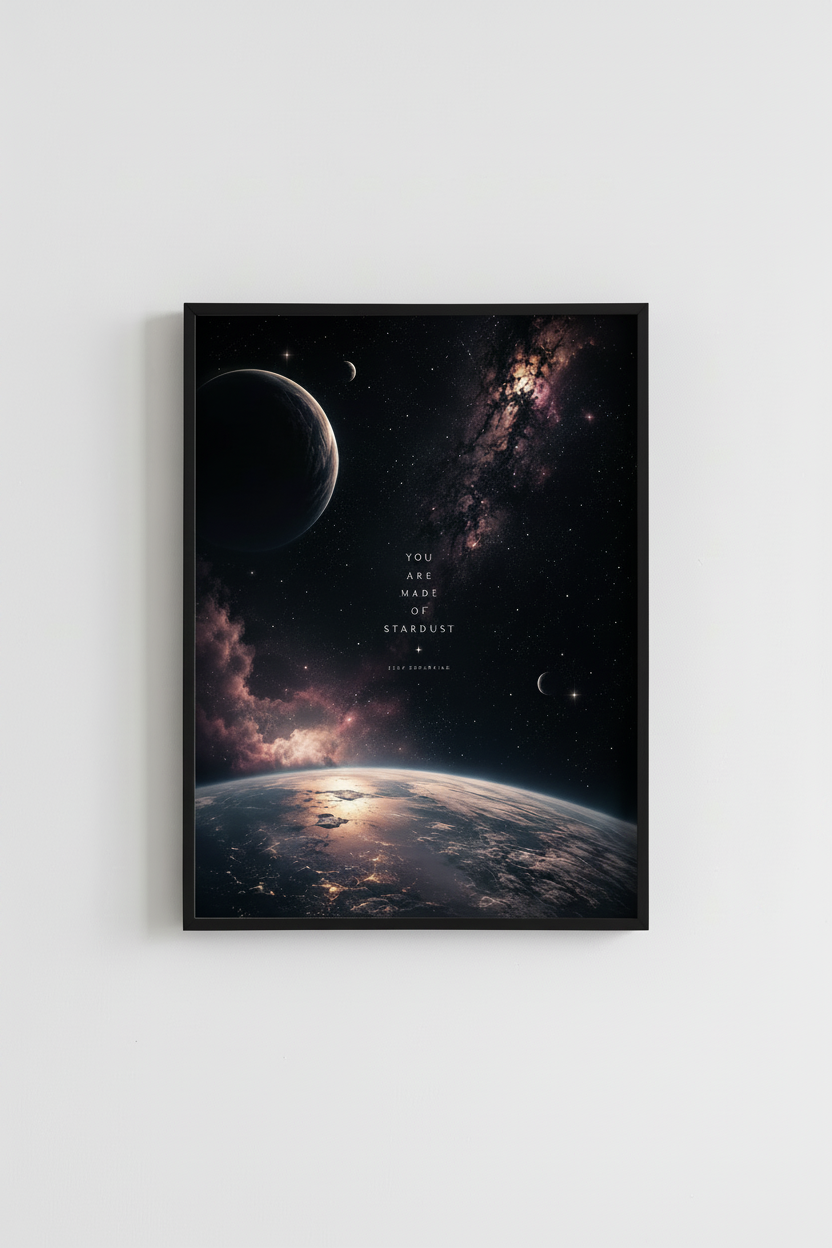 Through the Void Glossy Poster