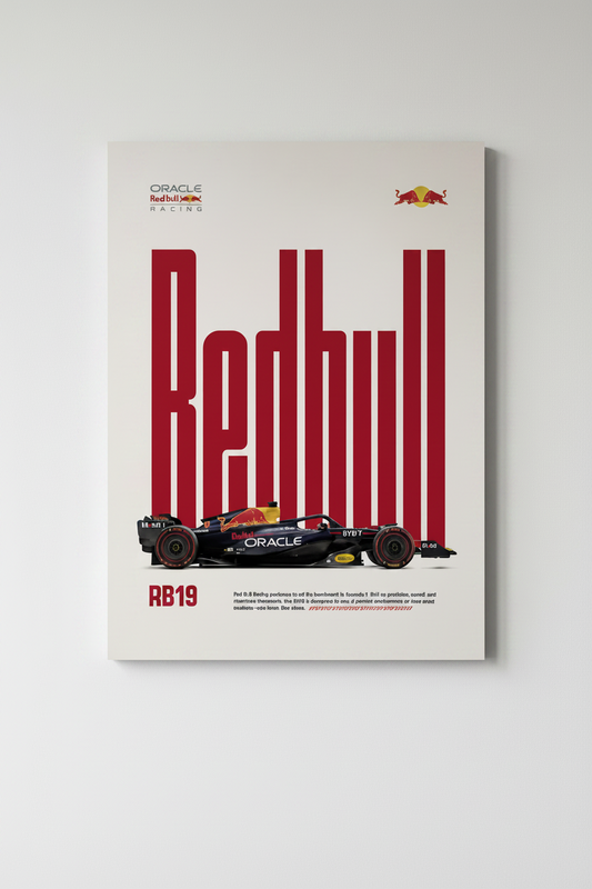 Premium F1 Red Bull RB19 Racing Glossy Poster