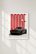 Dodge Muscle Car Glossy Poster