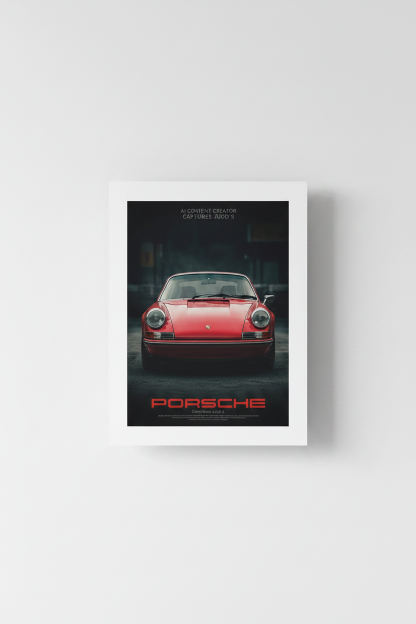 Porsche Glossy Poster