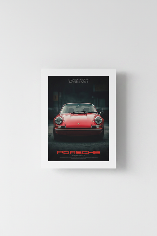 Porsche Glossy Poster