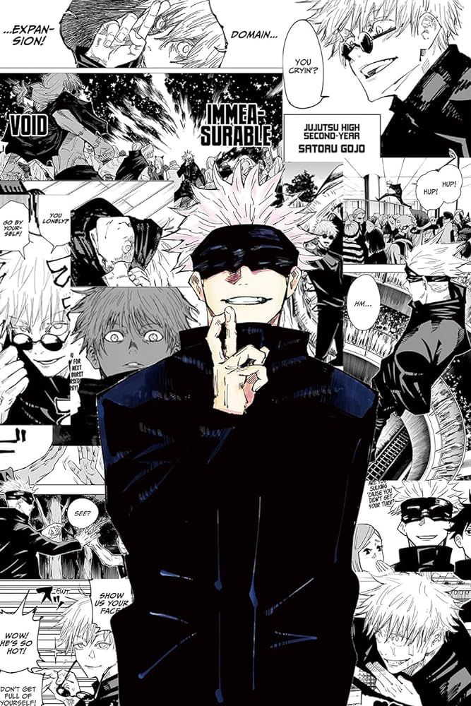LNASI Satoru Gojo Manga Poster