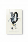 Messi Fan Art Glossy Poster