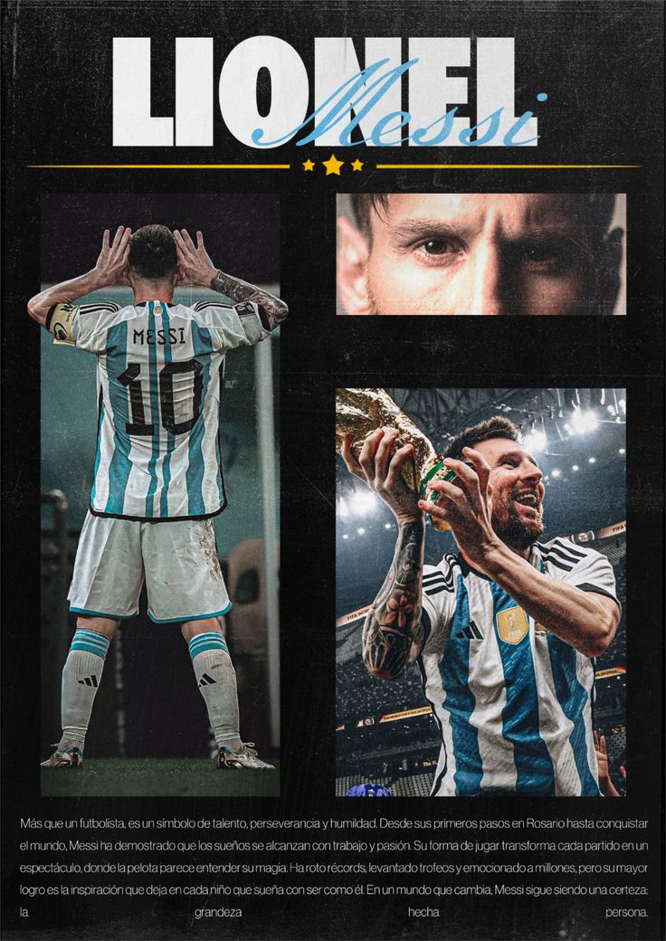 Lionel Messi Glossy Poster