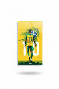 Neymar Fan Art Glossy Poster