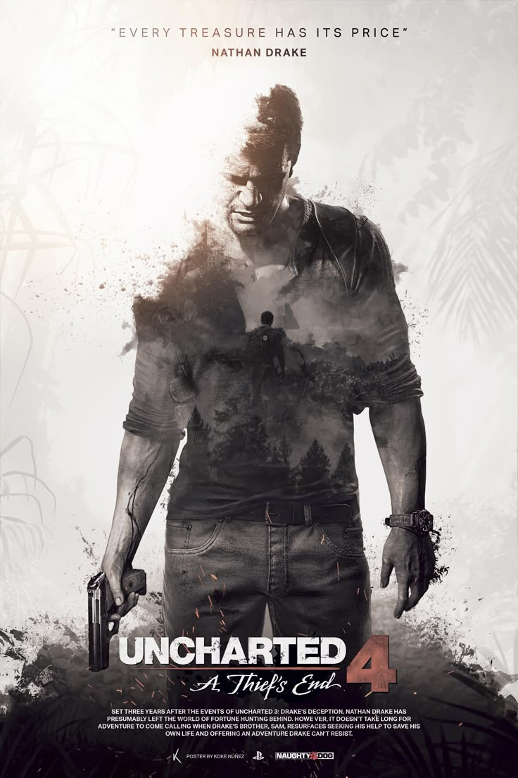 Uncharted Glossy Poster