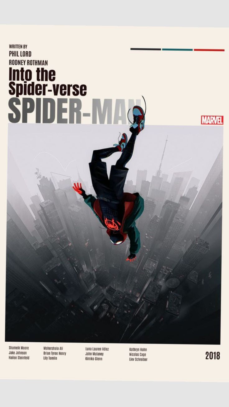 Spider-Man Into the Spider-Verse Glossy Poster