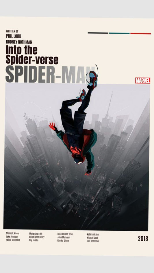 Spider-Man Into the Spider-Verse Glossy Poster